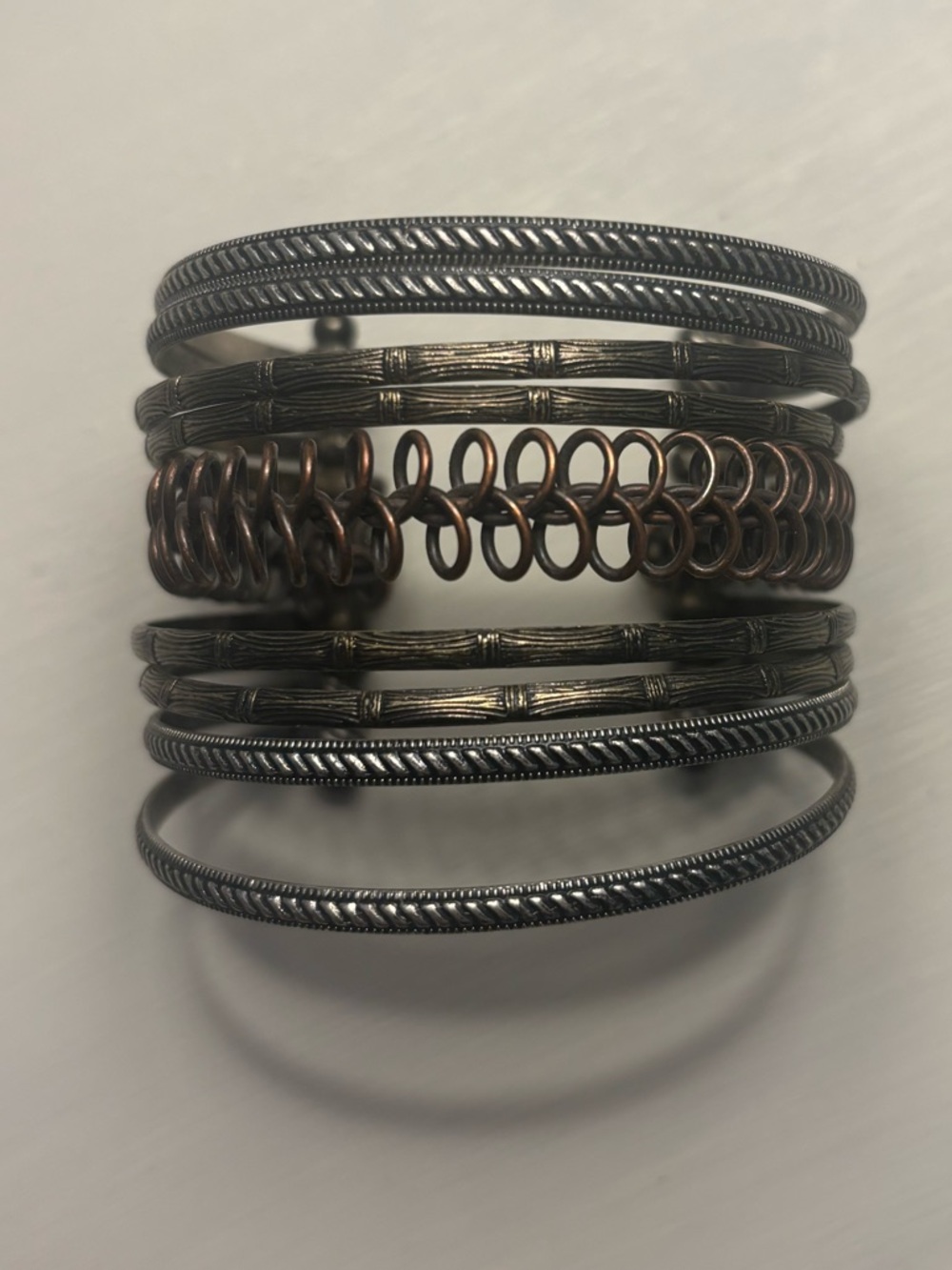 Mixed Metal Cuff Bracelet